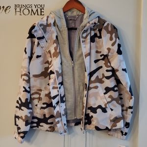 J2 Layered Look Windbreaker Jacket